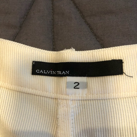 White Pleated Shorts - Picture 8 of 8